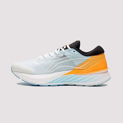 Cushion Running Shoes (Standard White/Neon Orange)
